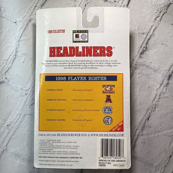💙NIB Vintage Terrell Davis Headliners 1998 Collection - Picture 2 of 3